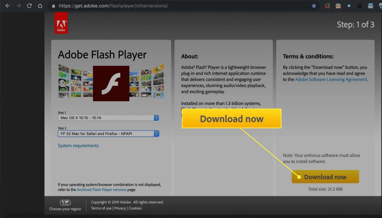 download flash player free mac os x